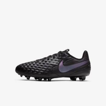 Nike Jr. Tiempo Legend 8 Academy MG - Nagyobb Gyerek Focicipő - Fekete/Fekete